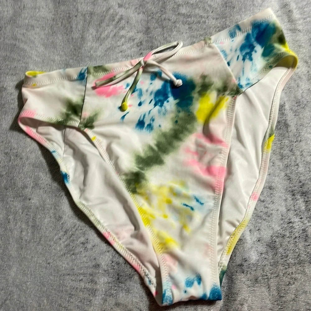 NWT tie dye Old Navy swim bottom L